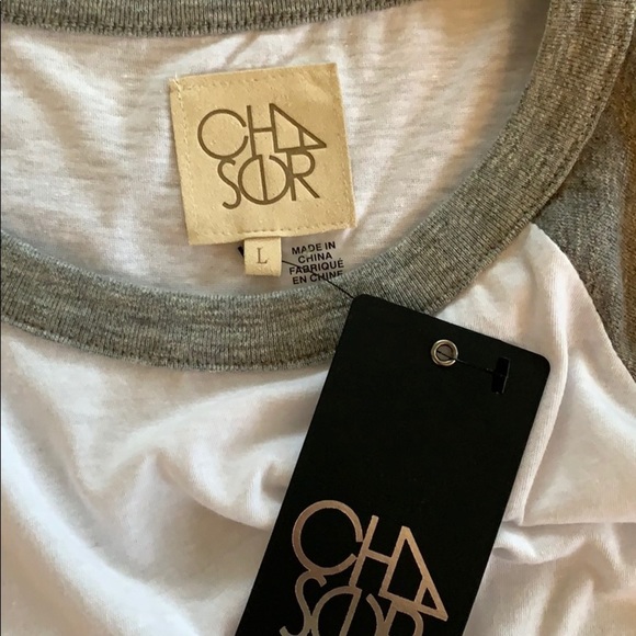 💕HP💕Chaser white baseball raglan tee - Picture 7 of 9